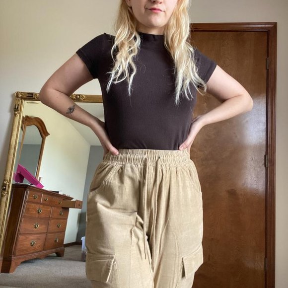 Kim Possible Style Pants Cream Colored K-fashion - Picture 1 of 11